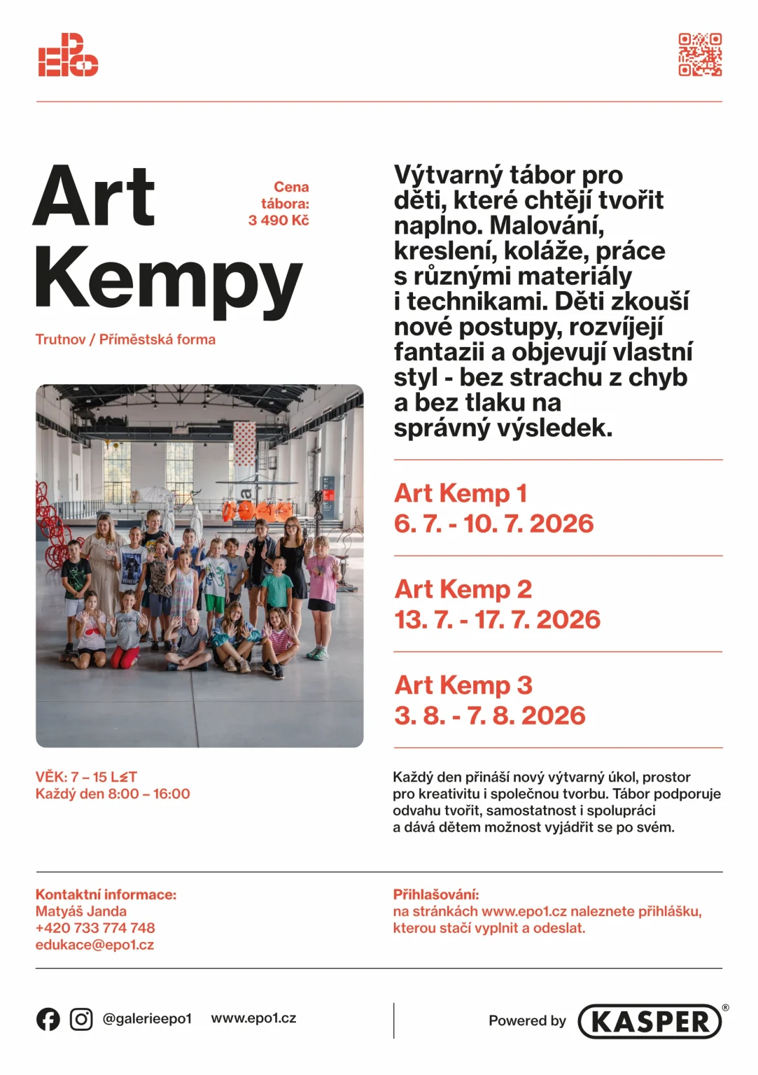 EPO1 příměstské tábory art kemp